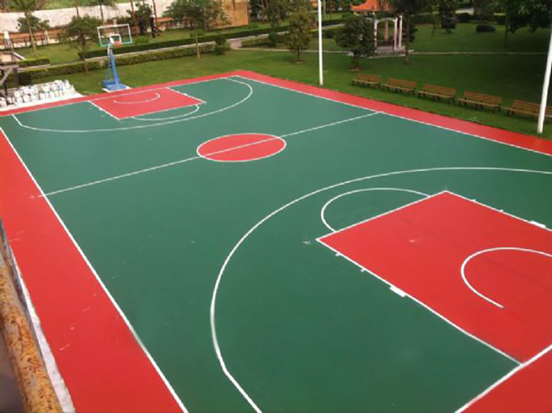 丙烯酸弹性面层承接室内室外弹性丙烯酸球场篮球场专业篮球场施工